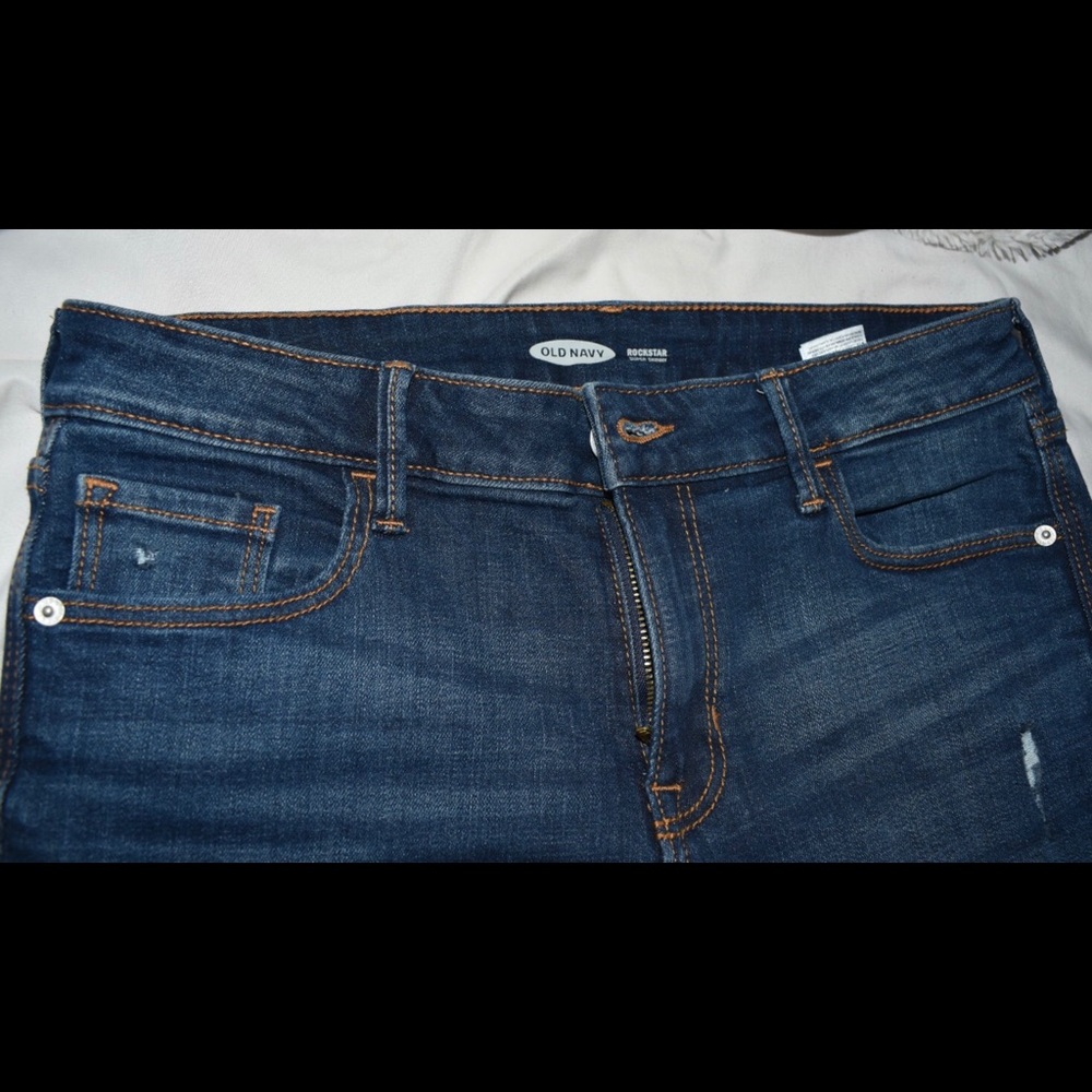 Old Navy Rockstar Ripped Jeans